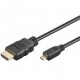 Logilink cable HDMI A - HDMI D micro 2 metros negr