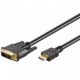 Logilink cable HDMI A - DVI D(18+1) macho-macho 2m
