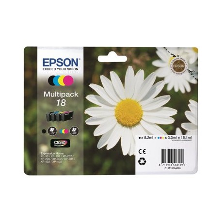 Epson cartucho de tinta multipack 18 (T18064010)