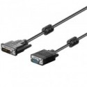 Cable DVI-I macho - a - VGA- macho HD 3 metros