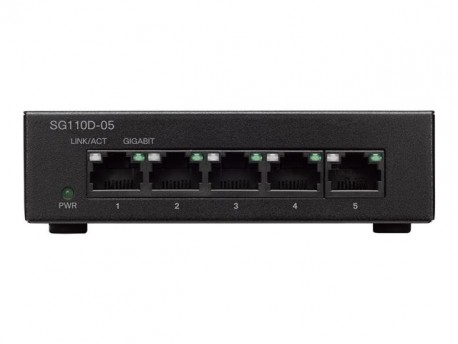 Cisco switch 5 puertos SG110D-05 - 10/100/1000