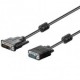 Cable DVI-I macho - a - VGA- macho HD 2 metros