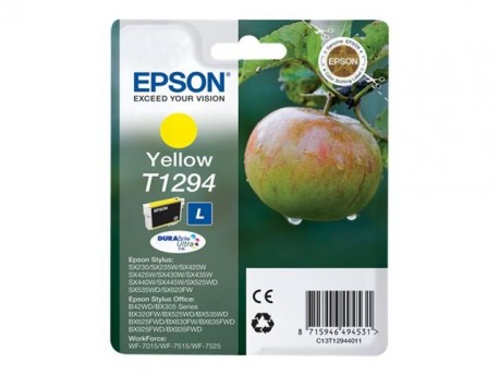 Epson cartucho de tinta amarillo T1294 7 ml.