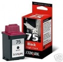 Lexmark cartucho tinta negro 75 12A1975E 1.100 p