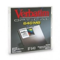Verbatim disco óptico 3,5" 640Mb formateado Mac