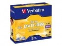 Verbatim DVD+RW 1.4Gb, 8cm. 2x, pack 5 uni