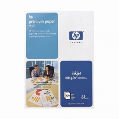 HP papel ink-jet C1856A A3 premium 98gr. 100h.