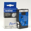Brother cinta rotula. TC195 blanco/trans. 9mm x 7m