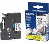 Brother cinta rotulador TZe231 negro/blanc 12mmx8m