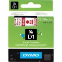 Dymo cinta rotuladora 45012 rojo/trans. 12mm x 7m