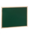 Pizarra verde para tiza 80X60 marco de madera