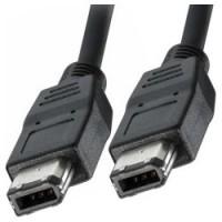 Cable Firewire 6P a 6P IEEE1394 019101 1metro neg