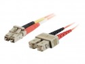Cable de fibra óptica SC-LC 62,5/125 Duplex 2m.