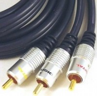 Outex cable RCA/3 macho - RCA/3 macho 5m