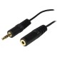 Cable audio jack 3,5mm hembra - 3,5mm macho 3m.