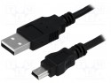 LogiLink cable USB A - USB B mini 1,8 metros mach