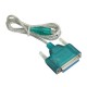 Cable USB/A macho - paralelo DB25 hembra 1.1 1,5m