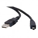 Cable USB A - USB B mini 1 metro macho-macho 4 pi