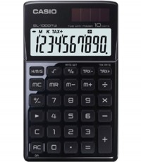 Casio calculadora de bolsillo SL-1000TW 10 dígitos