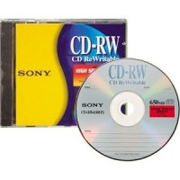 Sony CD-RW 700Mb 80 minutos 10 unidades