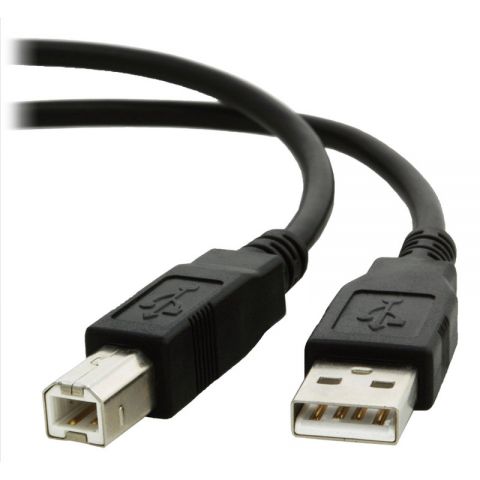 Cable USB A - USB B 1,8 metros macho-macho 2.0 HiSpeed 93596