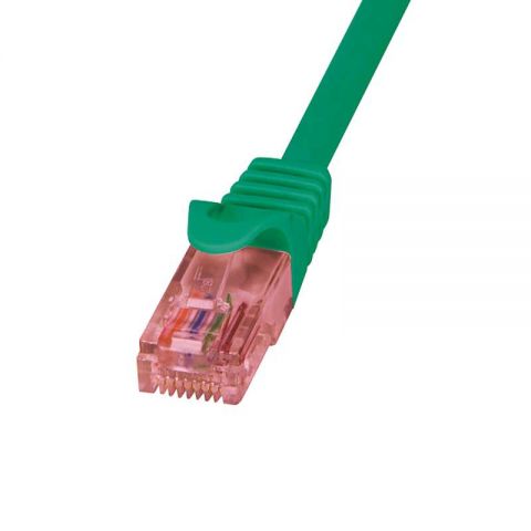 LogiLink cable de red RJ45 0,50 metros Cat.6e verde UTP cobre CQ2025U