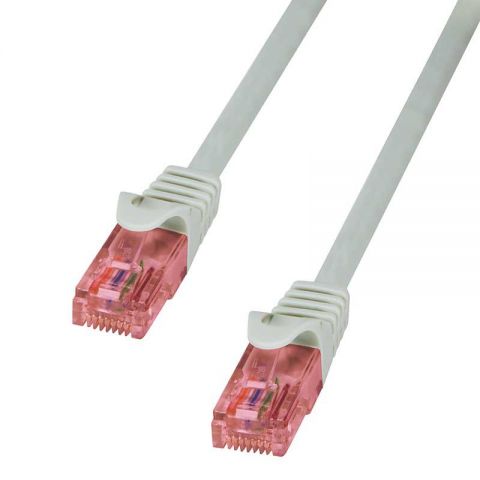 LogiLink cable de red RJ45 10 metros Cat.6 gris UTP cobre CQ2092U