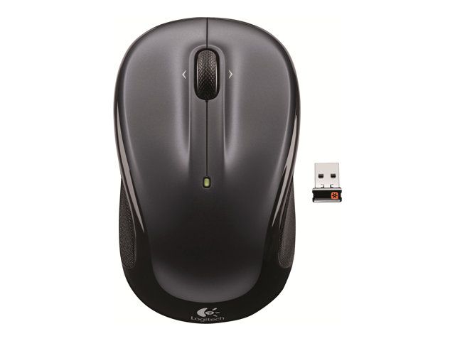 Logitech ratón 910-002142 M325 inalámbrico - 2.4 GHz - receptor inalámbrico USB - gris oscuro