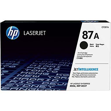 HP toner negro 87A CF287A 9000 págninas  Enterprise Flow MFP M527, M506, MFP M527; LaserJet Pro M501, MFP M527