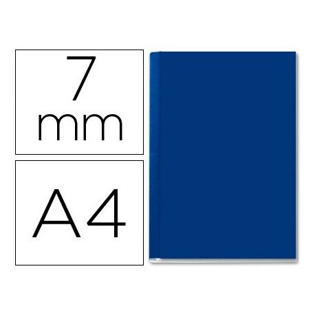 Esselte tapa encuadernación Channel rígida 7mm 36/70 hojas azul 10 unidades