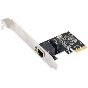 LogiLink Tarjeta de red PCI Express Gigabit 10/100/1000 RJ45- PC0029A