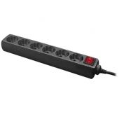 LogiLink regleta alimentación LPS202B con Interruptor blanca - cable 1,5m  16A 3500W