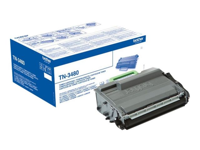 Brother toner negro TN3480 8.000 paginas para Brother DCP-L6600, MFC-L5700, MFC-L5750; HL-L5000, L5100, L6250, L6300, L6400