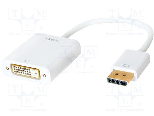 LogiLink adaptador DisplayPort 1.2 macho a DVI hembra CV0058B