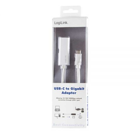 LogiLink Cable Adaptador USB-C Ethernet Gigabit LOGI-UA0238