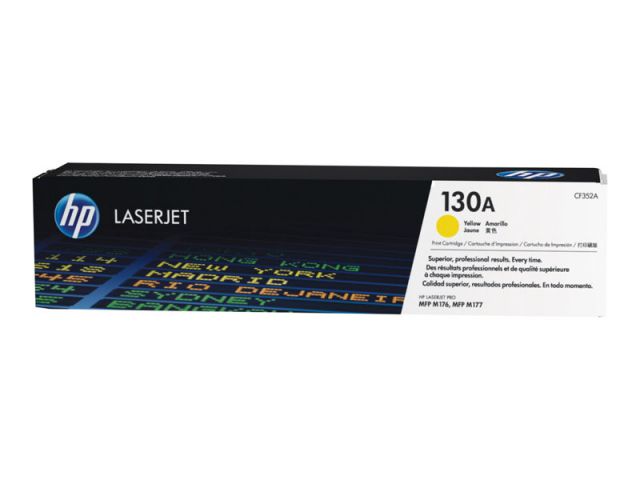 HP toner amarillo 130A CF352A 1000 páginas LaserJet Pro MFP M176n- MFP M177fw