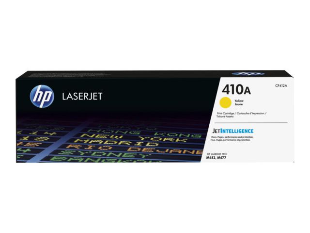 HP toner amarillo 410A CF412A 2300 páginas Color LaserJet Pro M452dn - M452dw - M452nw - LaserJet Pro MFP M377dw - MFP M477fdn - MFP M477fdw - MFP M477fnw