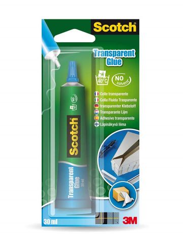 Scotch Adhesivo transparente Glue - 3025C -  30ml.  - papel y cartón - sin  solventes