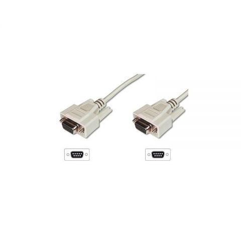 Cable serie 9 hembra - 9 hembra 5 metros NULL-Modem para caja de conexiones Epson