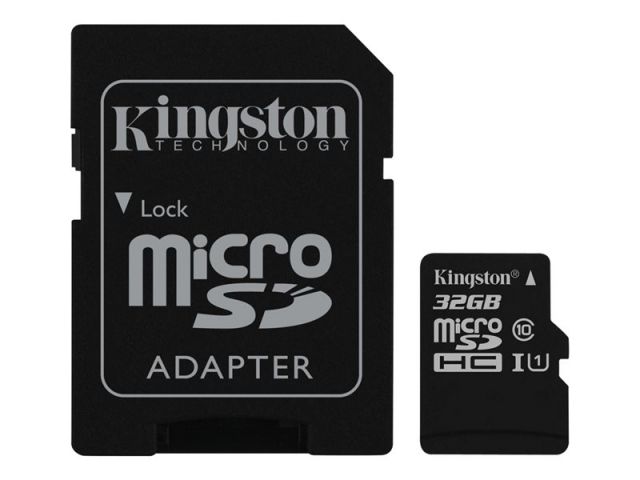 Kingston memoria SD SDCS/32GB Canvas Select - 32 GB - micro SDHC UHS-I - Class 1 - ClasS 10