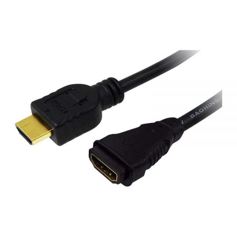 LogiLink cable alargo HDMI A - HDMI hembra 5 metros 1.4 High Speed + ethernet CH0058