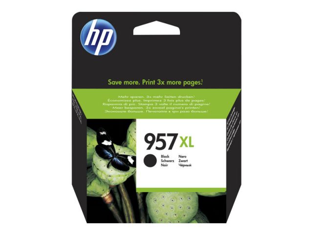 HP cartucho de tinta negro 957XL 3000 paginas para Officejet Pro 8210,8218,8720,8740