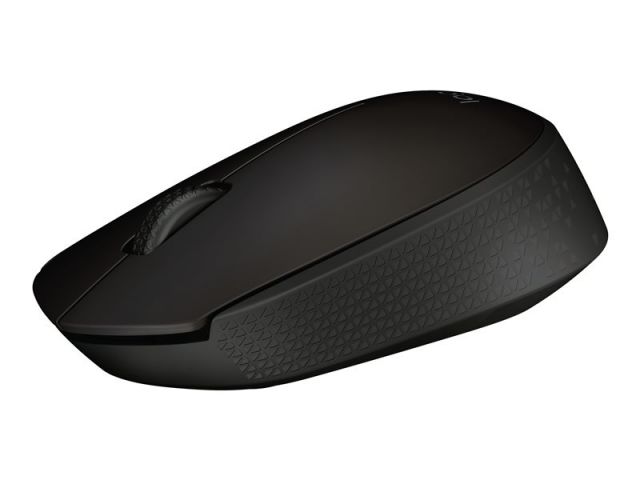 Logitech ratón inalámbrico B170 - 910-004798 - óptico - 3 botones - inalámbrico - 2.4 GHz - receptor inalámbrico USB - negro