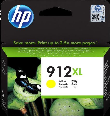 HP cartucho de tinta amarillo 912XL 3YL83AE para Officejet 80XX;Officejet Pro 80XX - 825 páginas