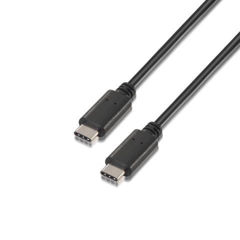 Aisens Cable USB-C a USB-C 1,0 m USB 2.0 - negro - A107-0056