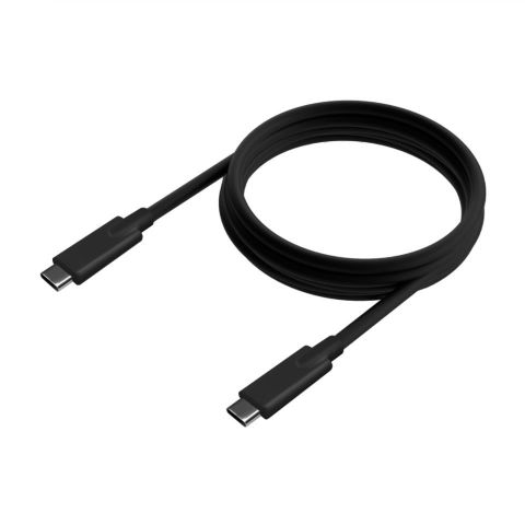 Aisens Cable USB-C a USB-C -  2,0m  - SB 2.0 - negro - A107-0057