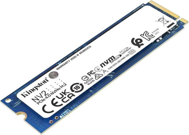 Kingston Unidad de estado sólido SSD interno - SNV2S/500GB - M.2 2280 Interno - PCI Express NVMe (PCI Express NVMe 4.0 x4) - Ordenador sobremesa, Portátil, Placa Base Dispositivo compatible - 160 TB TBW - 3500 MB/s Tasa de transferencia de lectura