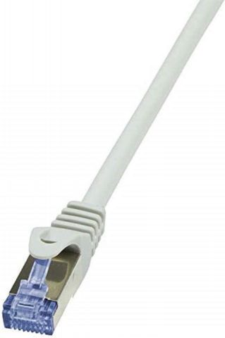 LogiLink cable red RJ45 5m. Cat.6A gris UTP cobre CQ3072S