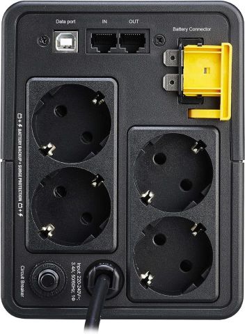 APC SAI 750VA/410 W - BX750MI-GR - CA26702 - Torre - autonomía 8/15 minutos - 6/8 horas tiempo de Recarga de Batería - 12 Segundo Tiempo en espera - 230 V AC Entrada - 230 V AC Salida