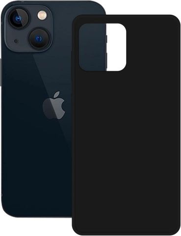 Funda acabado mate para iPhone 14, Antirralladuras y antihuellas, Compatible con carga inalámbrica, Negro